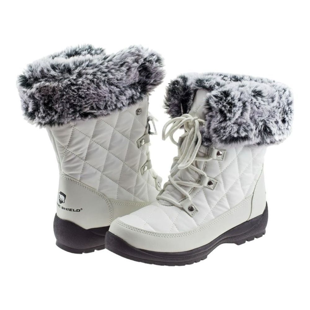 NWT ArcticShield Women's Waterproof Memory Foam Faux Fur Winter Snow Boots size
